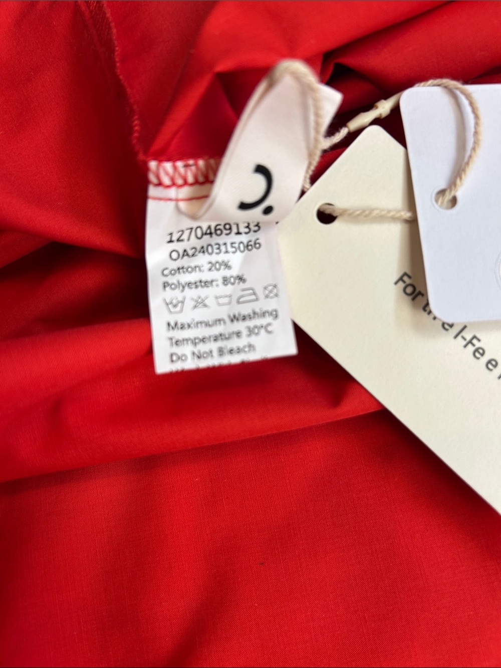 NWT Commense Solid Backless Long Dress Red Small - Picture 8 of 8